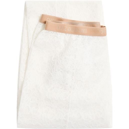 Valentino Garavani collant in pizzo - bianco