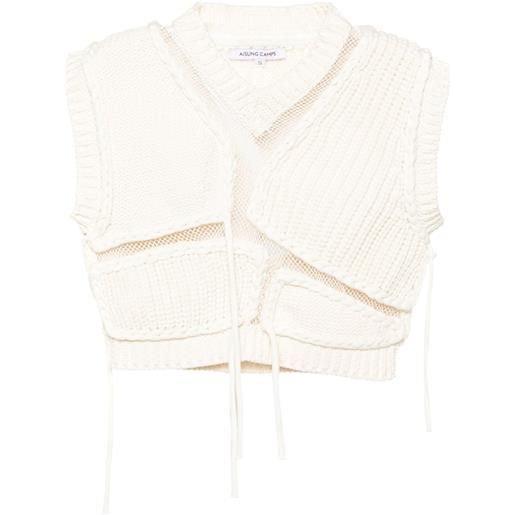 AISLING CAMPS canotta tortoise - toni neutri