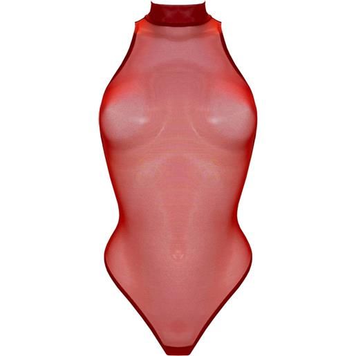 Bordelle body con scollatura posteriore - nero