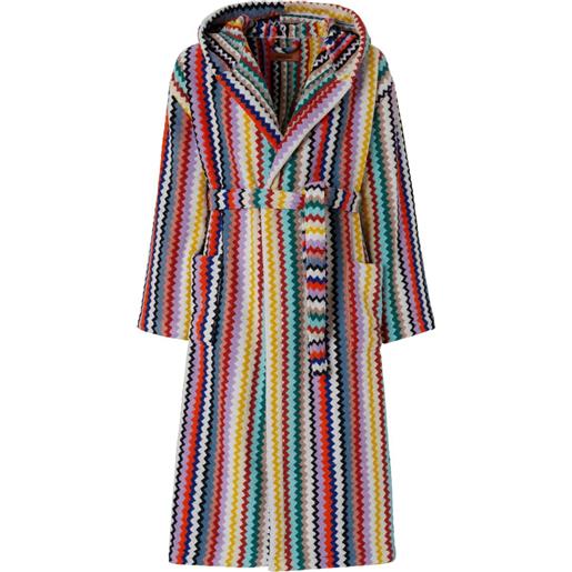 Missoni Home accappatoio con motivo chevron - rosso