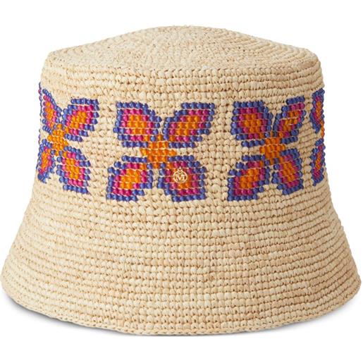 Maison Michel cappello bucket lila - toni neutri