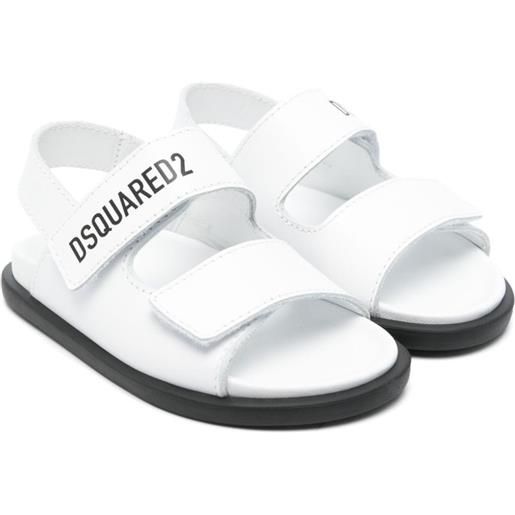 DSQUARED2 KIDS sandali in pelle - bianco