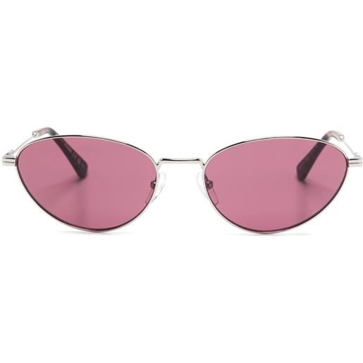 Moschino Eyewear occhiali da sole cat-eye - argento