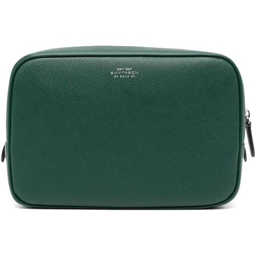 Smythson pouch organizer - verde