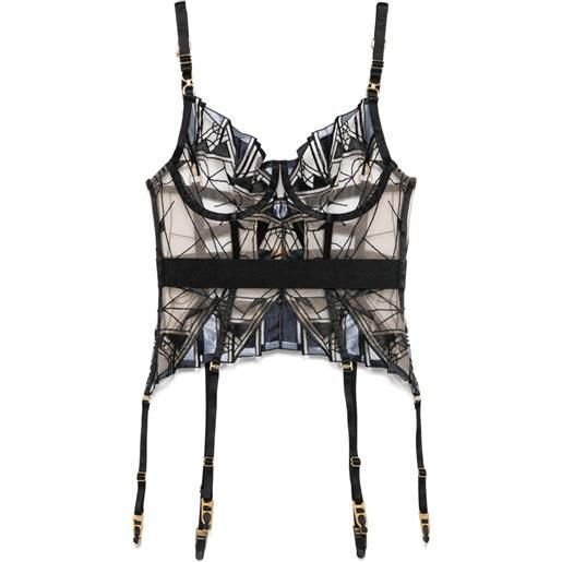 Bordelle corsetto cubism - nero