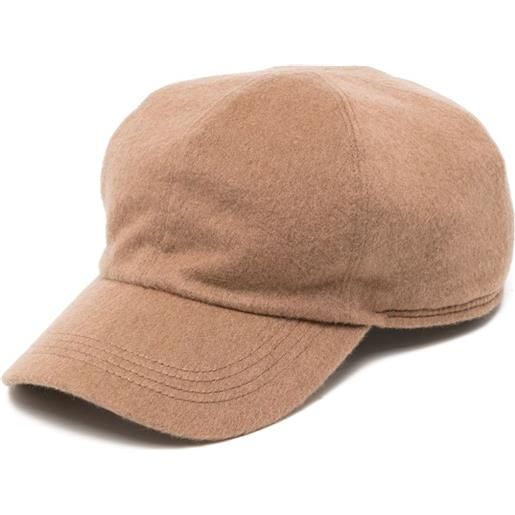 N.Peal cappello in cashmere - marrone