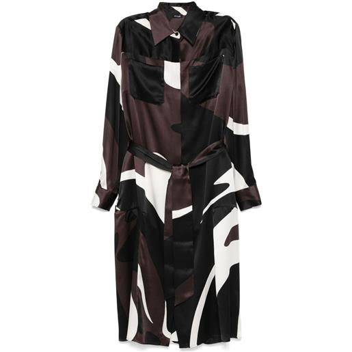 Kiton abito midi - nero