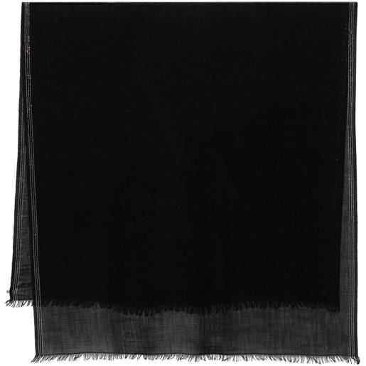 Faliero Sarti sciarpa katy - nero