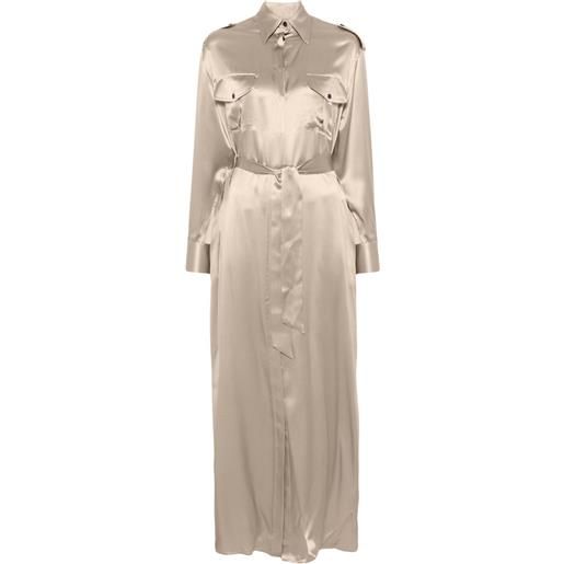 Kiton abito lungo - marrone