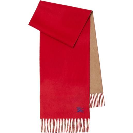 Burberry foulard equestrian knight - rosso