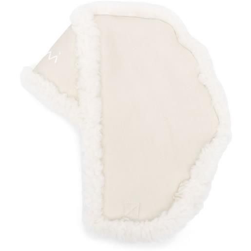 Marni cappello in shearling - toni neutri
