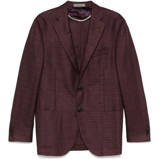 Corneliani blazer monopetto - rosso