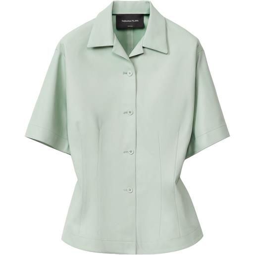 Fabiana Filippi camicia avvitata - verde