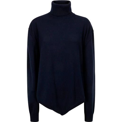 Maison Margiela body a collo alto - blu