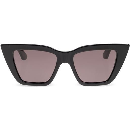 Alexander McQueen Eyewear occhiali da sole cat-eye - nero
