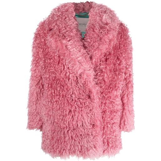 BECAGLI cappotto a portafoglio - rosa