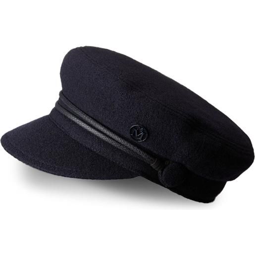Maison Michel cappello baker boy - blu