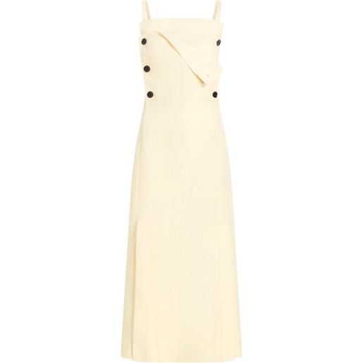 Proenza Schouler abito candice lungo - giallo