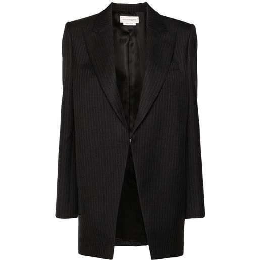 Alexander McQueen blazer gessato - grigio