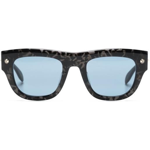 Alexander McQueen Eyewear occhiali da sole con borchie - nero