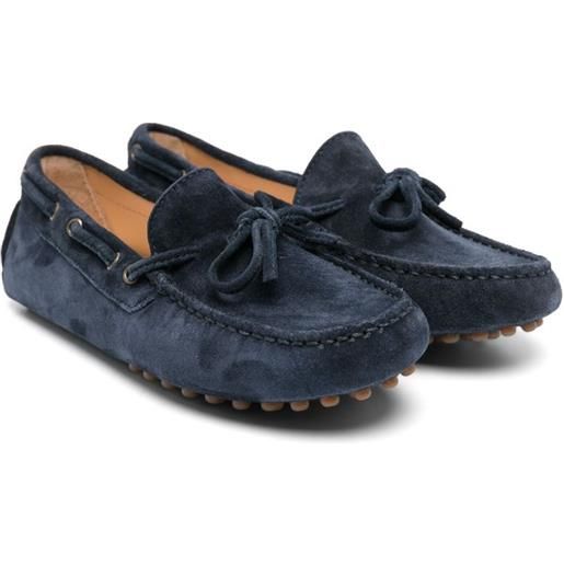 Brunello Cucinelli Kids mocassini da barca - blu