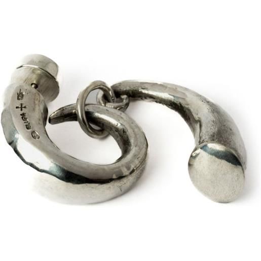Parts of Four orecchini a forma di corno - argento