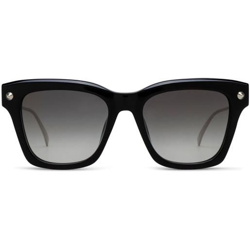 Alexander McQueen Eyewear occhiali da sole squadrati - nero
