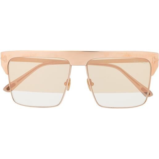 TOM FORD Eyewear occhiali da sole squadrati - oro