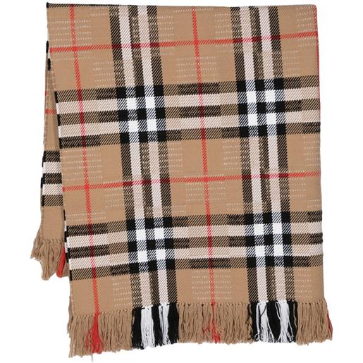 Burberry sciarpa tartan - toni neutri