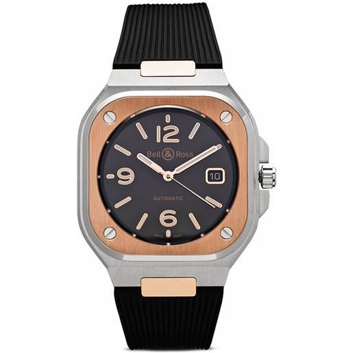 Bell & Ross orologio br-05 black steel 40mm - nero