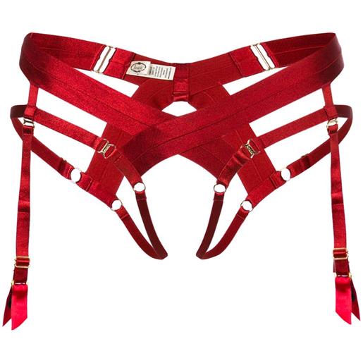 Bordelle reggicalze - rosso