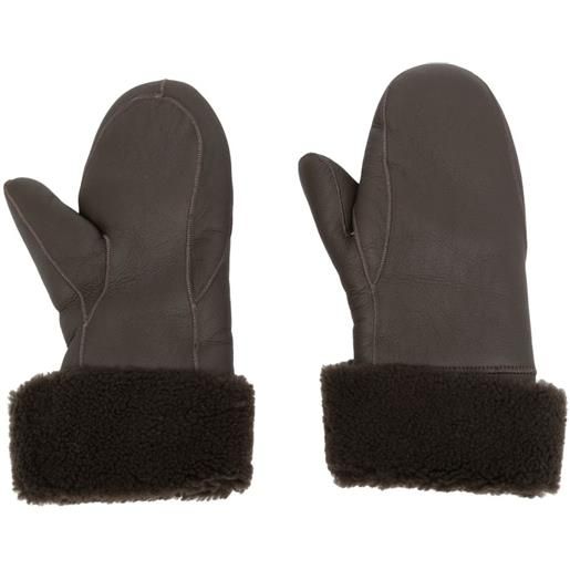 Yves Salomon muffole - marrone