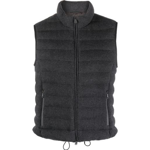 Brunello Cucinelli gilet imbottito - grigio