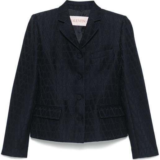 Valentino Garavani blazer toile iconographe - blu