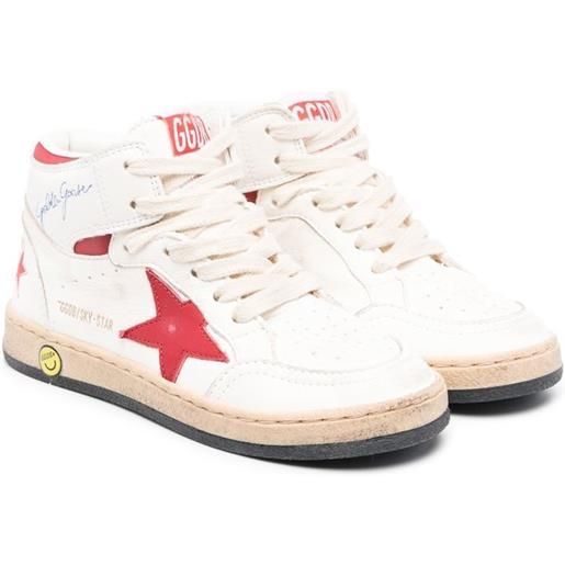 Golden Goose Kids sneakers alte sky-star - bianco