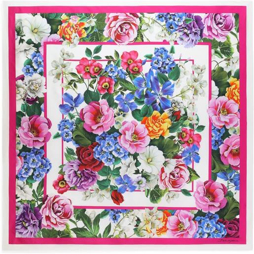 Dolce & Gabbana foulard a fiori - rosa