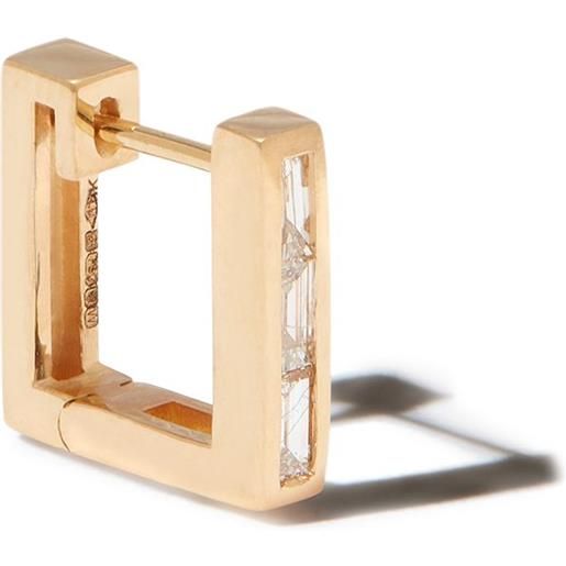 Orecchini da uomo, orecchini a bottone con diamanti in oro 18 carati per uomo, orecchini a bottone quadrati da uomo, orecchini con diamanti ghiacciati CZ, gioielli da uomo - Di Twistedpendant - Italia