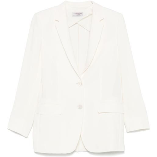Alberto Biani blazer monopetto - bianco