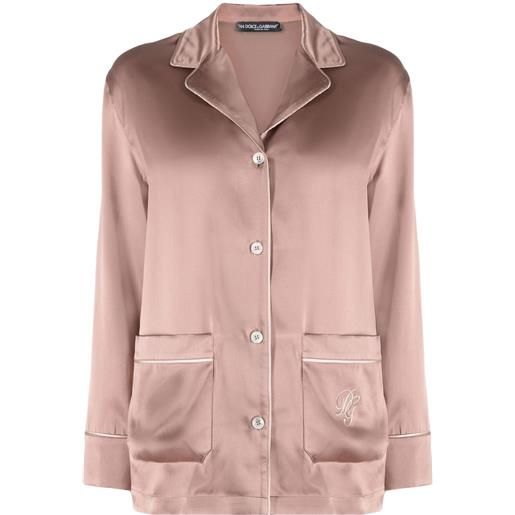 Dolce & Gabbana pigiama con ricamo - rosa