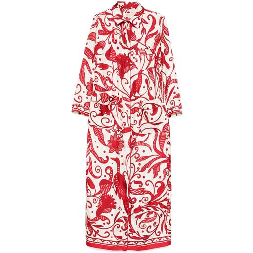 F.R.S For Restless Sleepers chemisier a fiori - bianco