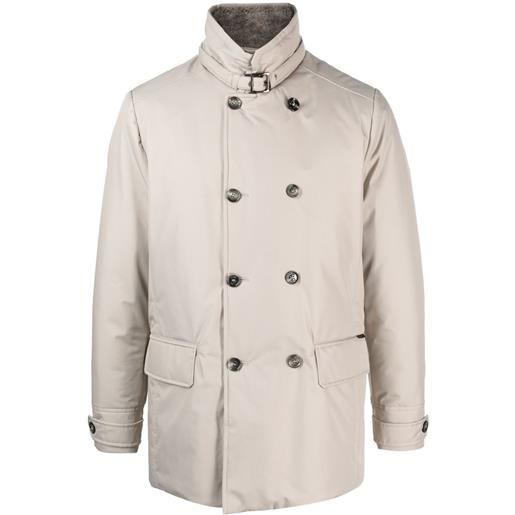 Moorer cappotto imbottito kurt-gf doppiopetto - toni neutri