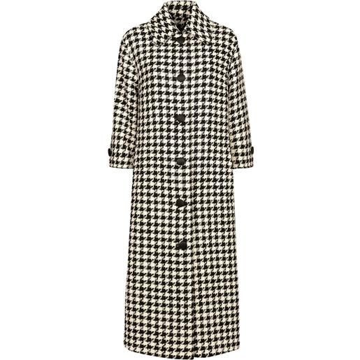 Dolce & Gabbana trench in pied-de-poule - nero