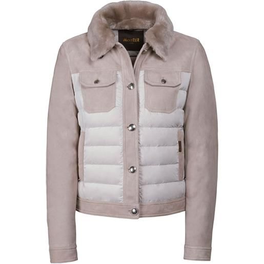 Moorer giacca imbottita - toni neutri