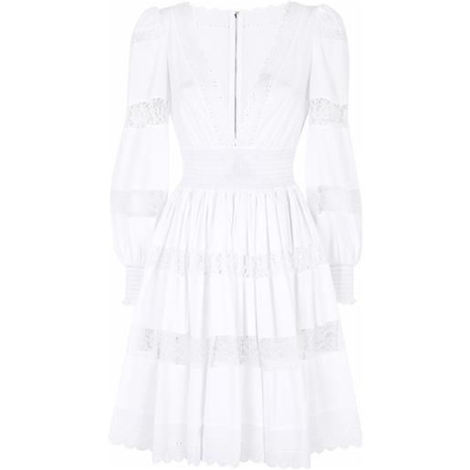 Dolce & Gabbana abito a maniche lunghe - bianco