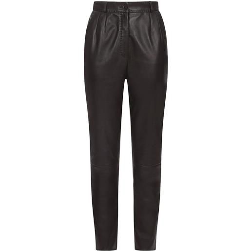 Dolce & Gabbana pantaloni con pinces - nero