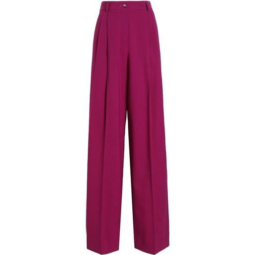 Dolce & Gabbana pantaloni a gamba ampia - rosa
