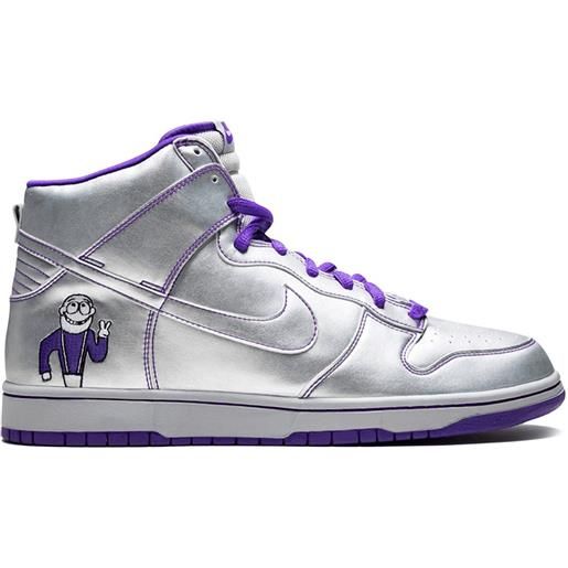 Nike sneakers dunk high premium sb - argento