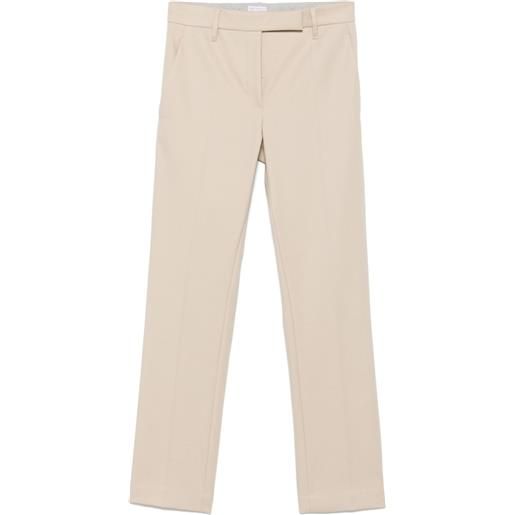 Brunello Cucinelli pantaloni in twill - toni neutri