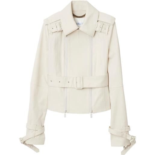 Burberry trench in cotone - toni neutri