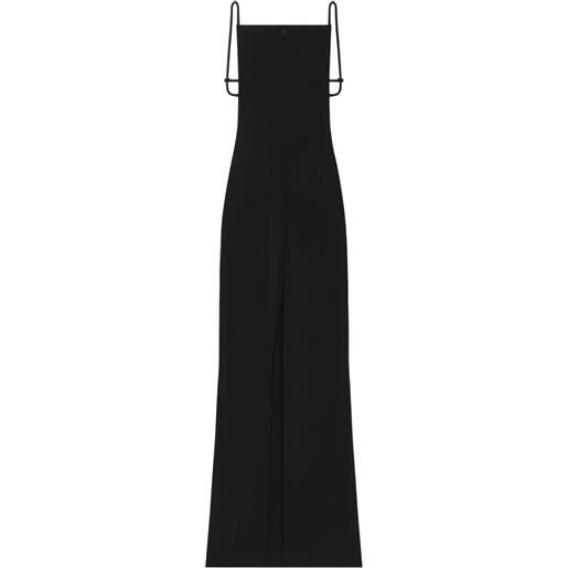 Courrèges tuta intera infinity - nero